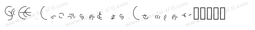 SF Ironsides Italic字体转换